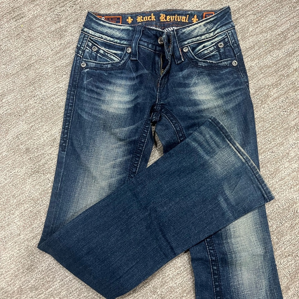 Rock Revival Women's Boot Cut Jeans VINTAGE